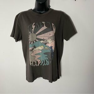 Denim Forum Vintage Graphic Tee - Charcoal